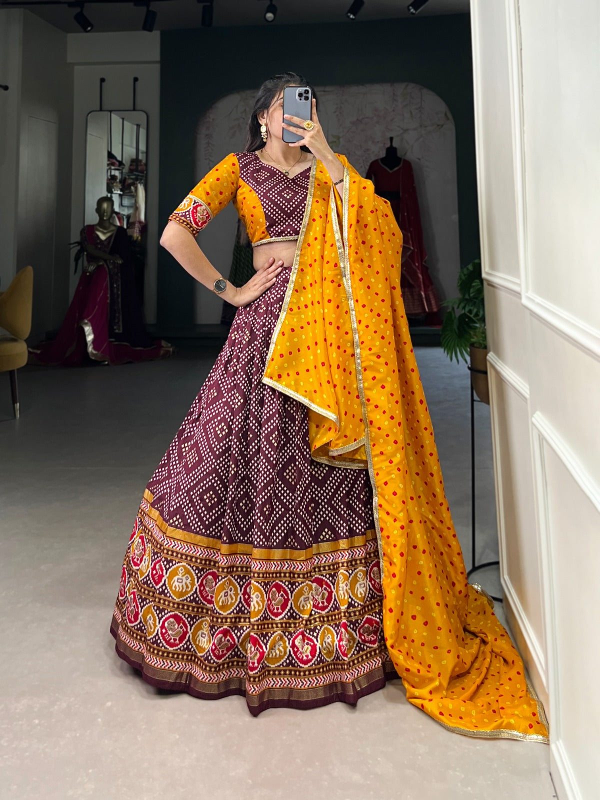 printed lehenga choli, wedding , functions , party wear lehenga choli