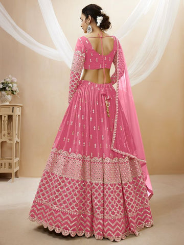 Pink lehenga choli for women or girls